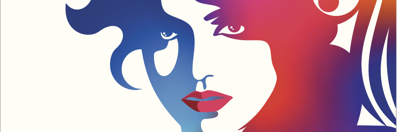 Having Anxiety Because of Ehlers-Danlos Syndrome (EDS) colorful illustration of woman