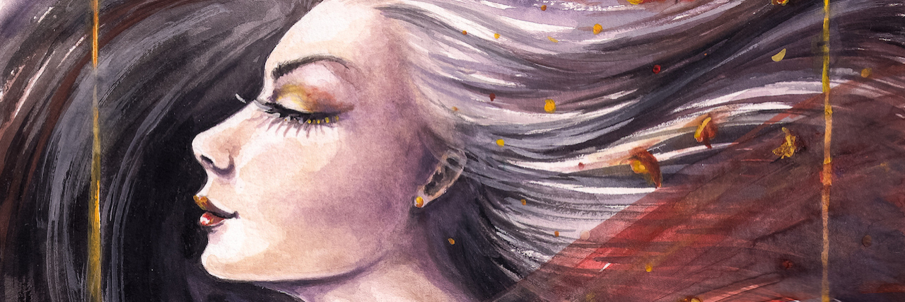 My Abuse Trauma Makes Still Me Feel Unsafe illustration of a woman
