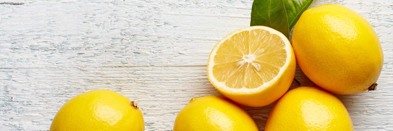 Dealing With Good and Bad Situations in Life With Chronic Illness lemons