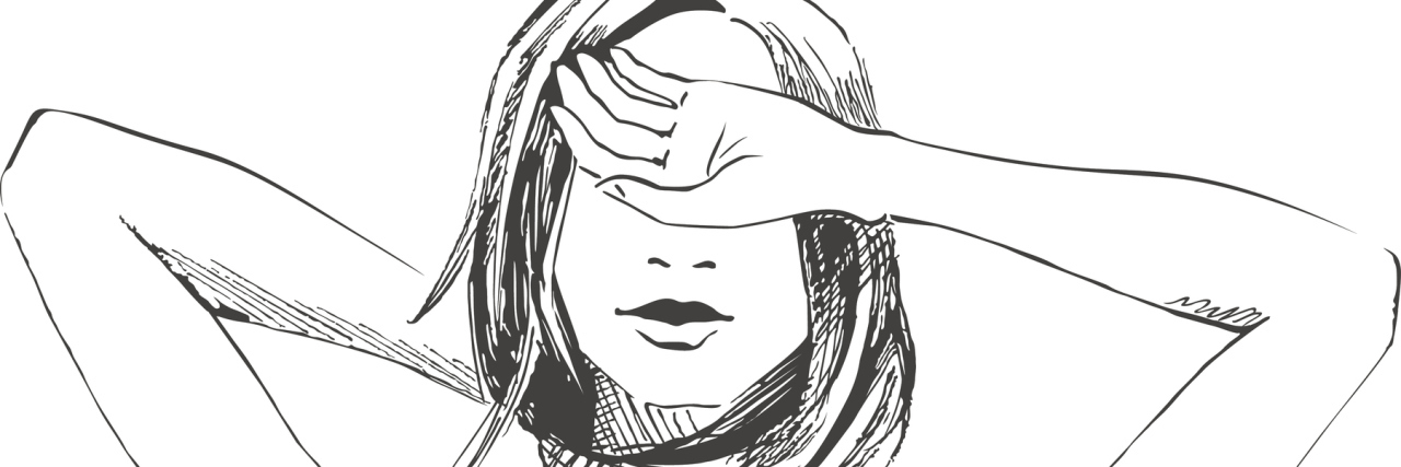 A Letter of Apology to My Body After Its Breast Cancer Diagnosis Girl hides her face