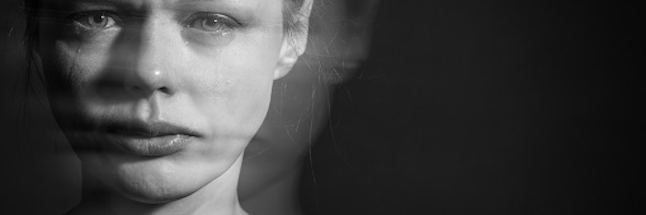 What I Need When I Tell You I'm Struggling With Anxiety Right Now young woman sad blurred effect