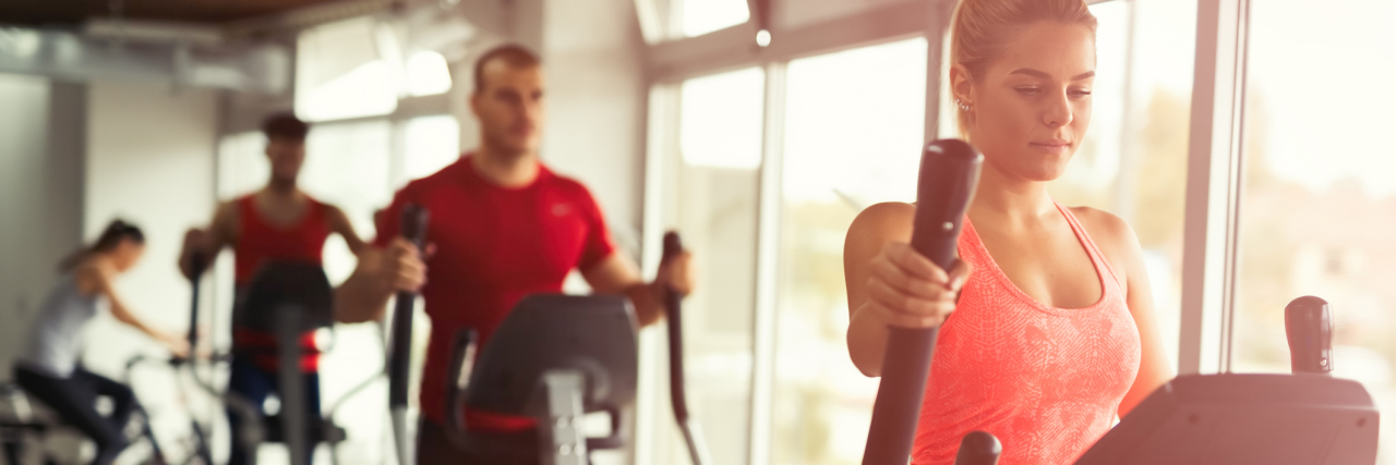 JRA, Fatigue, Eating Disorder: How Pressure to Exercise More Hurts Me people working out at the gym