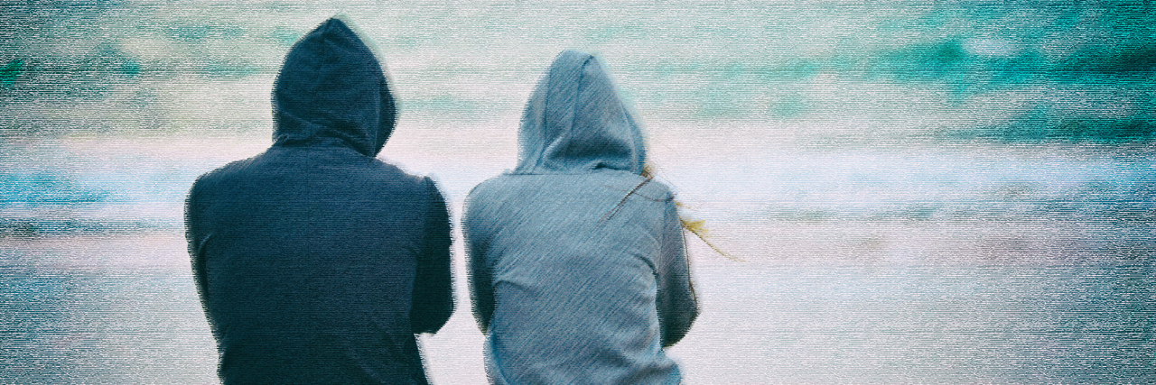 Getting Support From Friendships as a Disabled Teen Two teenagers sitting on the beach.