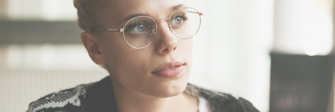 When Mental Illness Makes It Hard Not to Be in Control Blonde woman drinking coffee.
