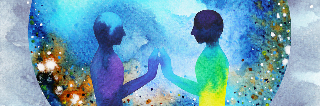 5 Ways to Make Every Day a 'Mental Health Day' abstract people standing in front of the world