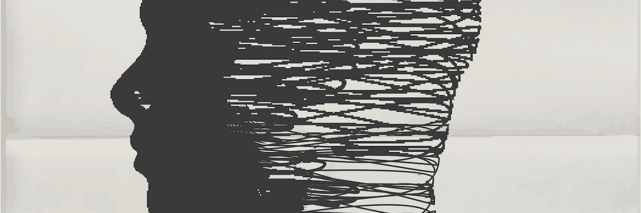 Why People Without Mental Illness Should Care About Mental Health The shape of a man's head tangled up with threads of string