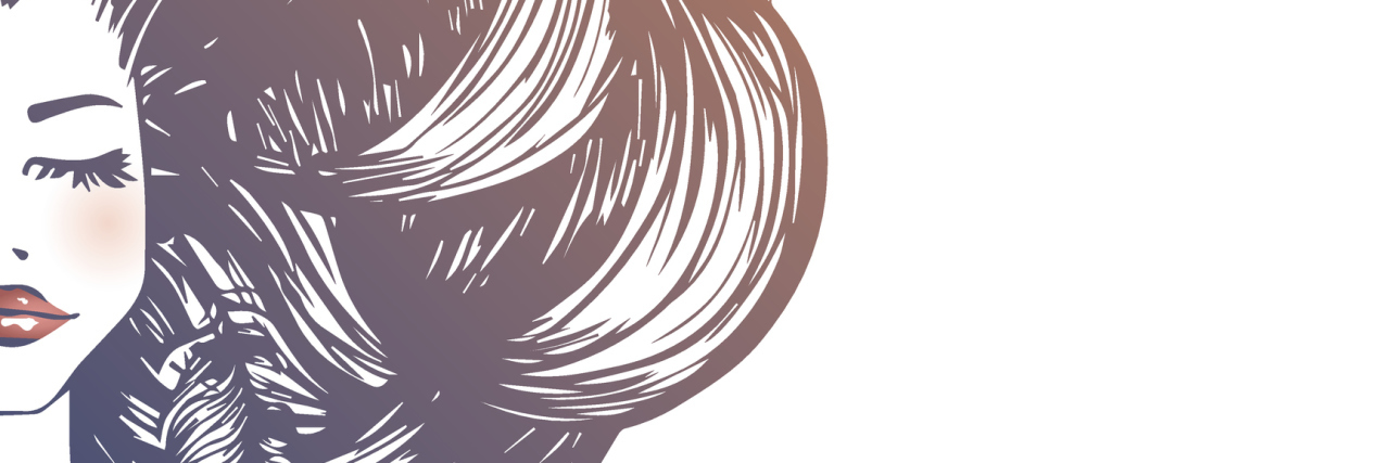 Self-Care Should Be My Motivation for Binge Eating Disorder Recovery Vector beautiful woman with long hairs and feathers