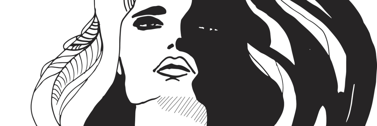 How I Fought to Get My Life Back After My Assault black and white sketch of a lady