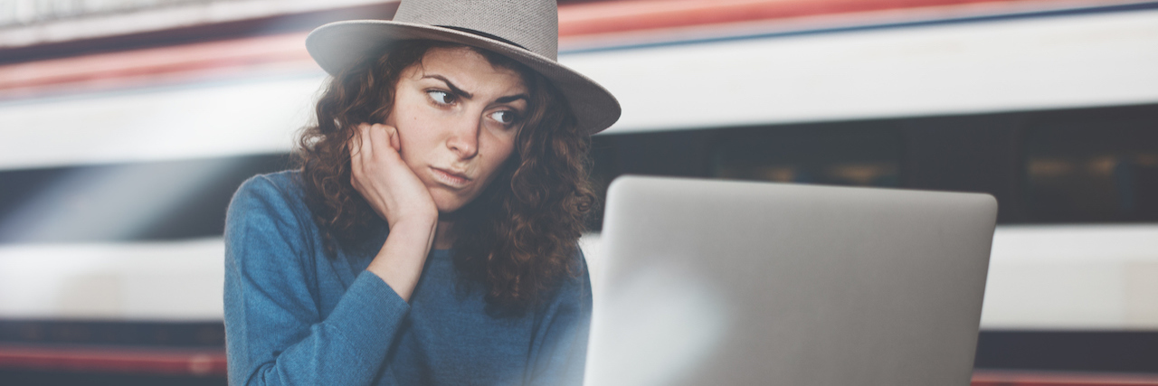 5 Fears I Had When Posted 'Me Too' on Facebook Woman waiting at the trian