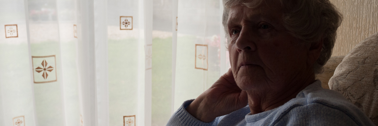 Asthma, Diabetes: Becoming Obese Due to Chronic Illness, Prednisone older woman sitting indoors by a window