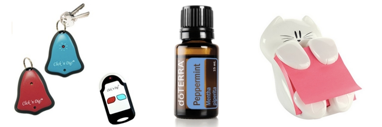 14 Products People With Brain Fog Swear By click n dig, peppermint oil and post it holder