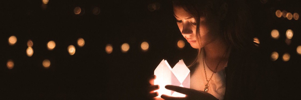 When You Live With Constant Suicidal Thoughts woman with lantern