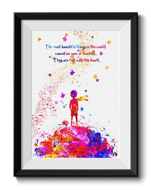 wall art of the little prince