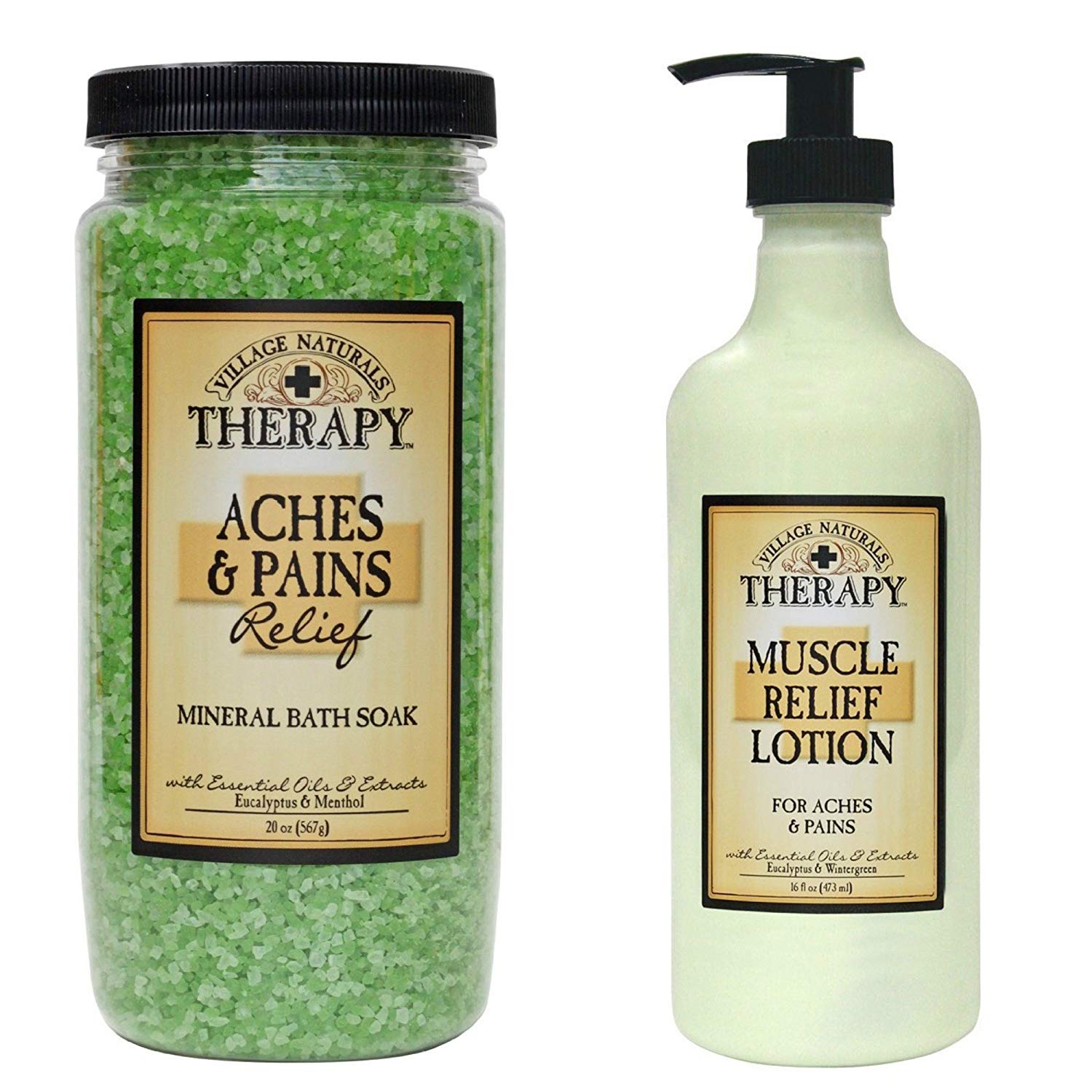 Muscle Relief Hand & Body Lotion - Village Naturals Therapy – The