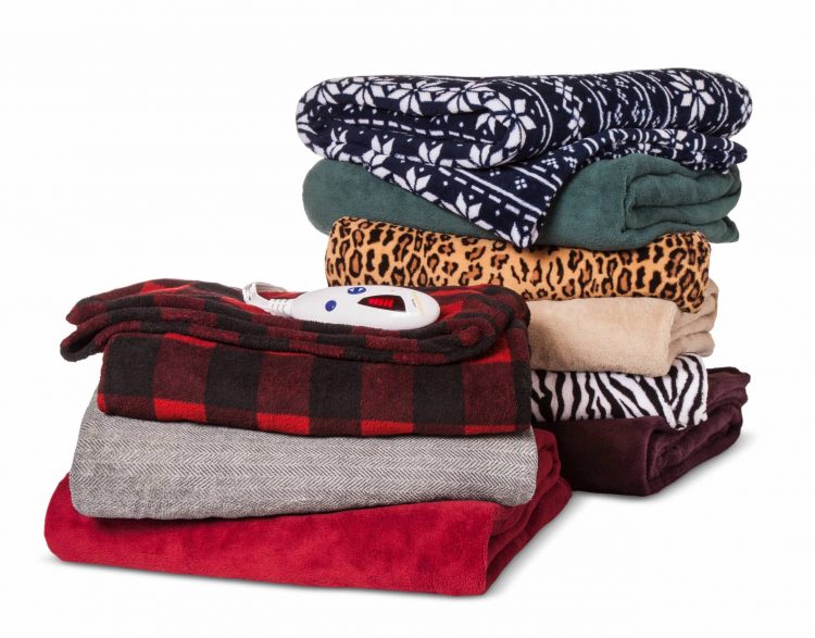 biddeford heated throw blanket