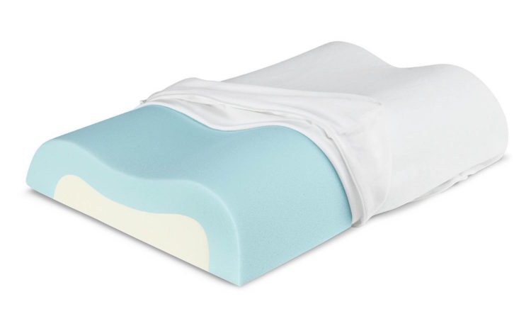 sleep innovations memory foam pillow with contour