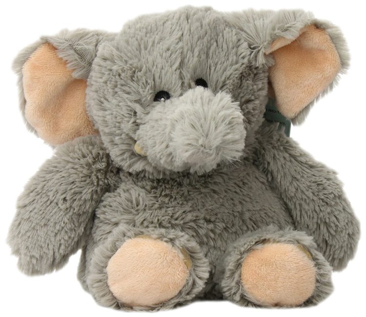 microwaveable stuffed elephant