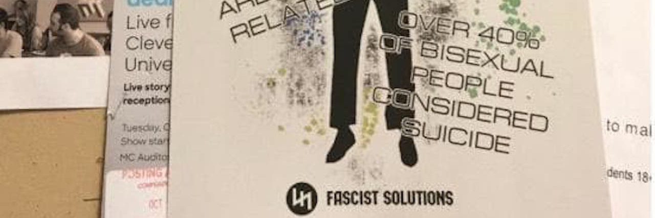 Posters at Cleveland State Tell LGTBQ Students to Kill Themselves anti-LGTBQ poster