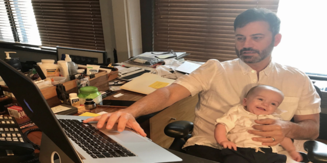 Jimmy Kimmel Shares Unexpected Consequence of Sharing His Son's Condition Jimmy Kimmel sitting with son Billy