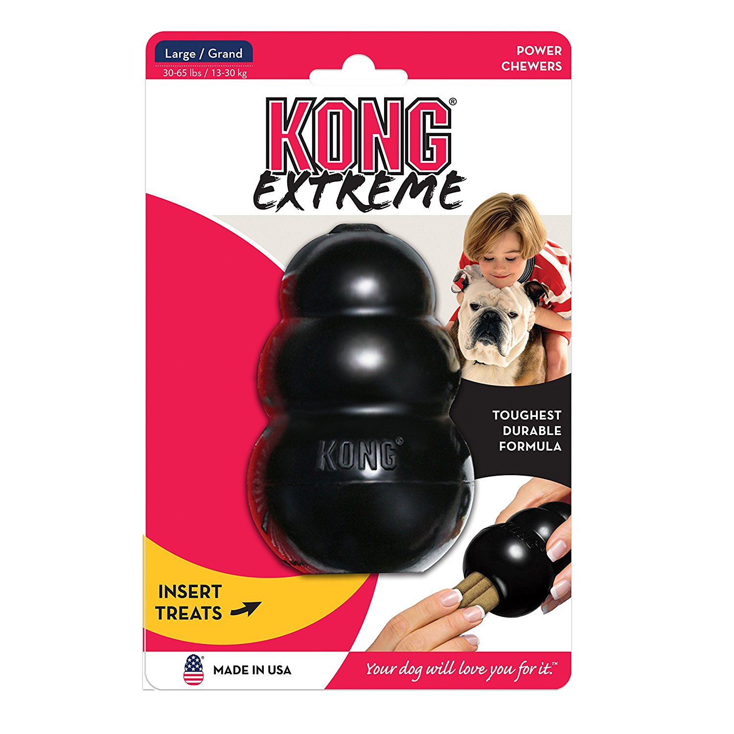 Kong dog toy is great to entertain service dogs.