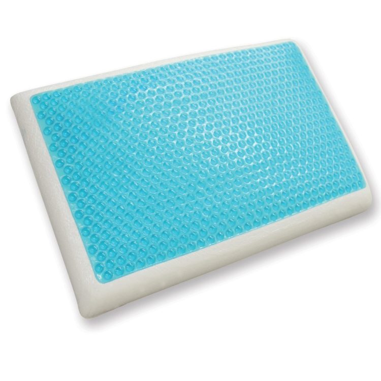 memory foam pillow with cooling gel