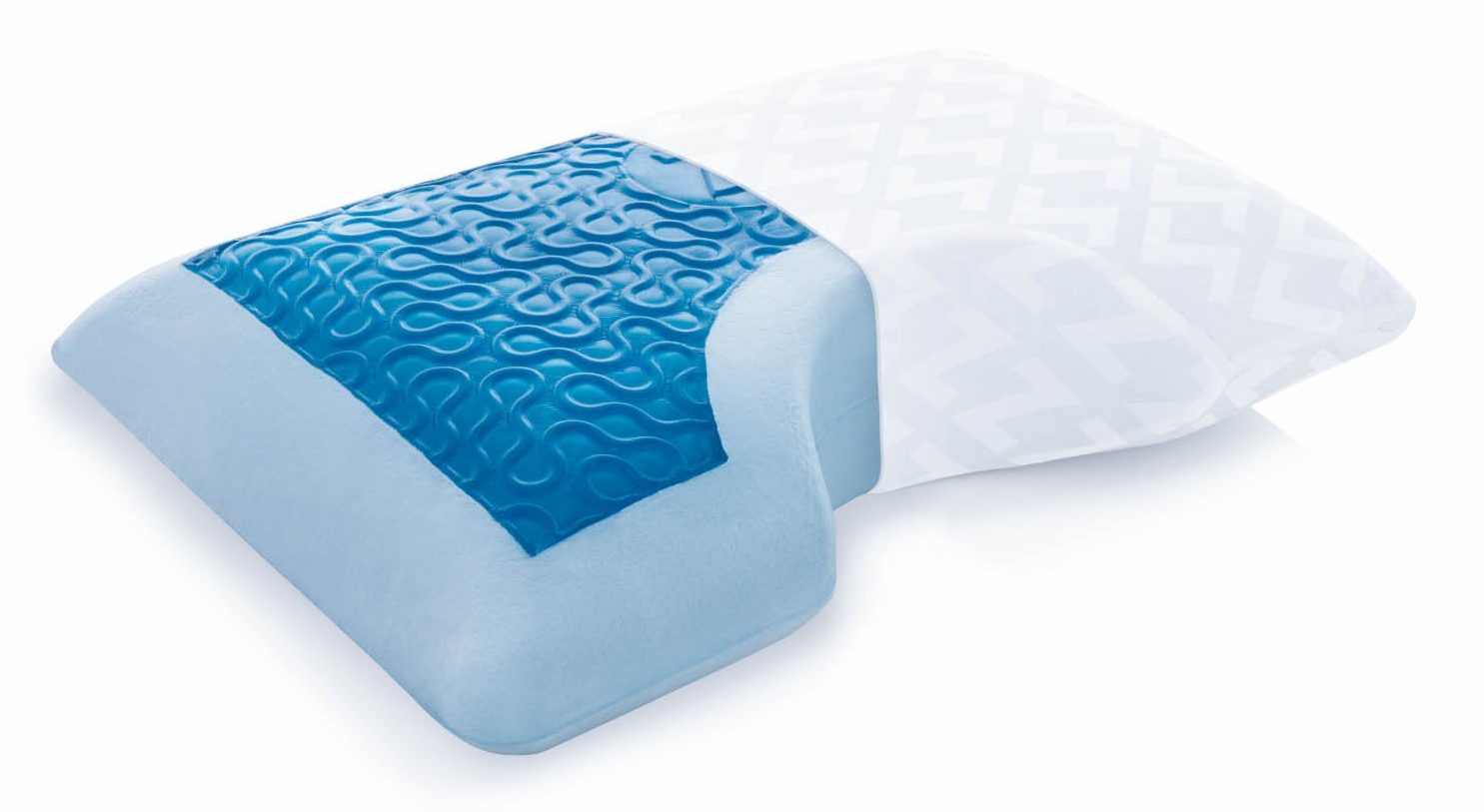 Memory foam side sleeper pillow for chronic pain.