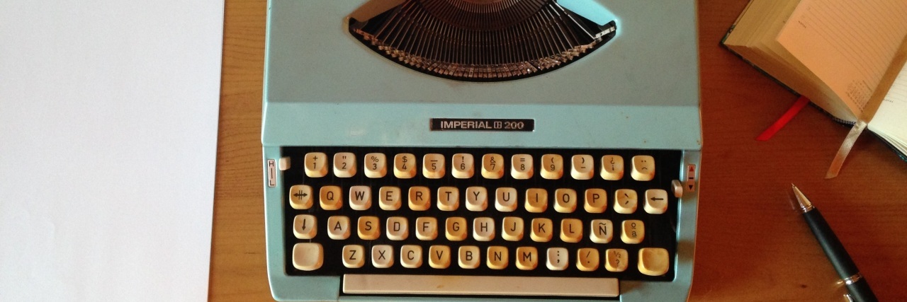 Life With a Disability Can Be Good Typewriter image. The writer's life.