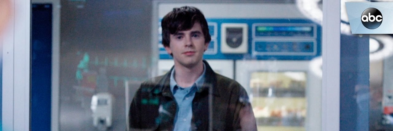 "The Good Doctor" promo image of Freddie Highmore.