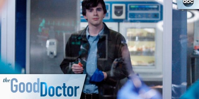 "The Good Doctor" promo image of Freddie Highmore.