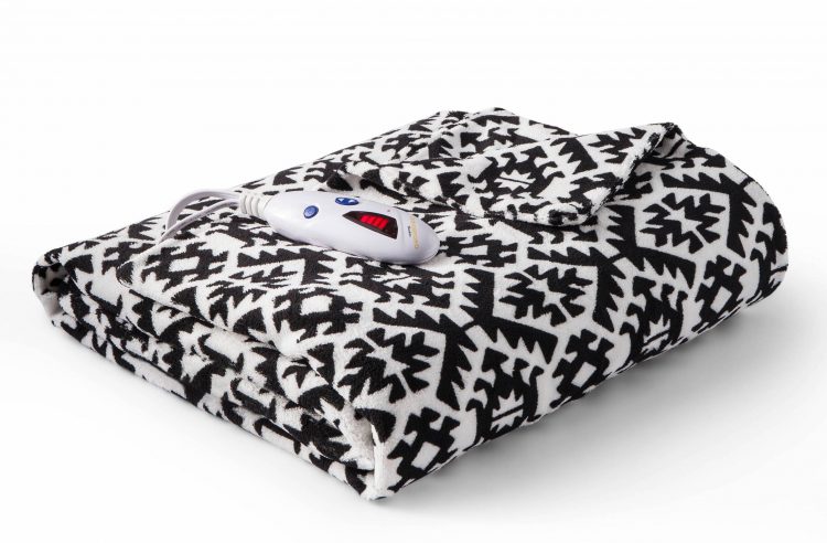 microplush heated throw from target