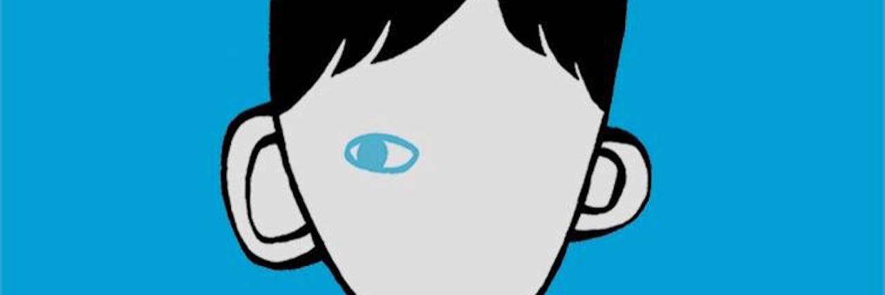 An image of the "Wonder" logo, of a boy with one eye.