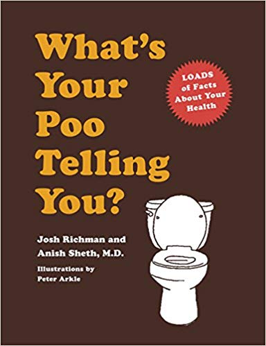 what's your poo telling you book with toilet image on cover