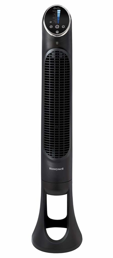 honeywell 8-speed oscillating tower fan with remote control
