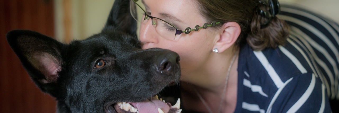 7 Things That Help Me With My CRPS The writer and her dog.