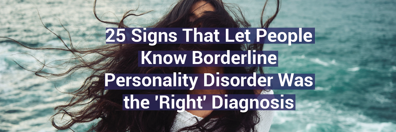 Signs That Borderline Personality Disorder Was the 'Right' Diagnosis woman with hair flying standing in front of the ocean