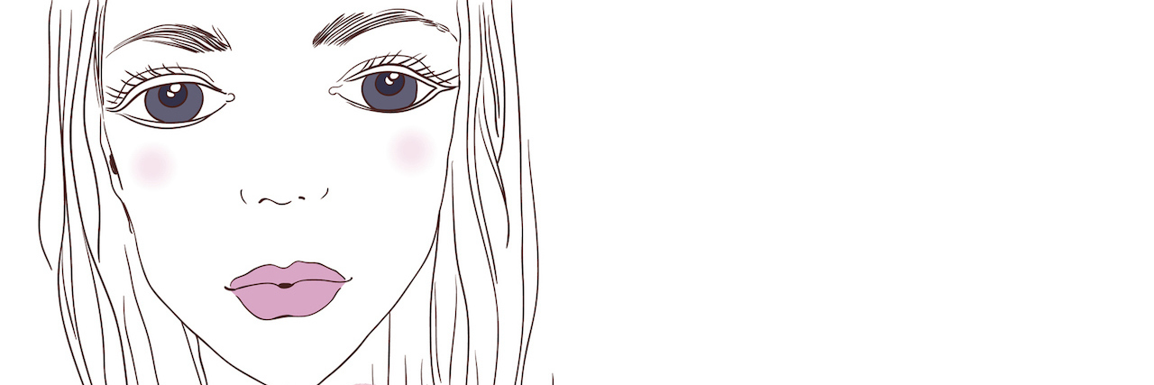 The New Year's Resolutions of a Person With Asperger's Syndrome An illustration of a girl with a big flower on her shirt