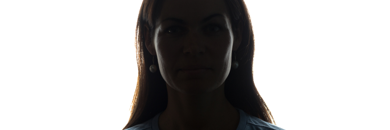 When People Say You're in Control of Your Life With Illness silhouette of a woman