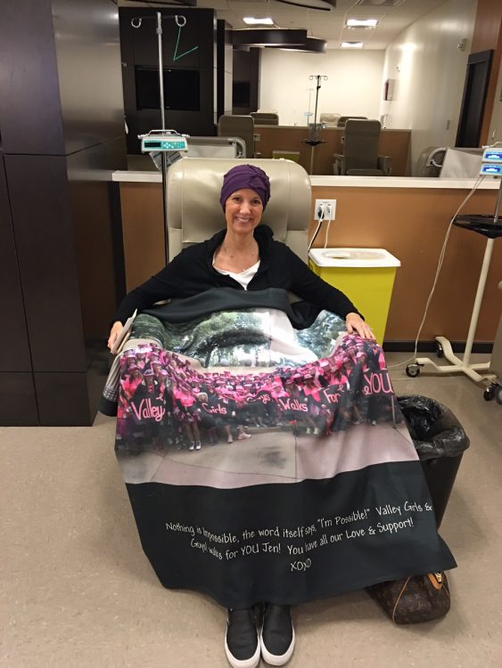 Jennifer Cordts breast cancer hospital photo 1