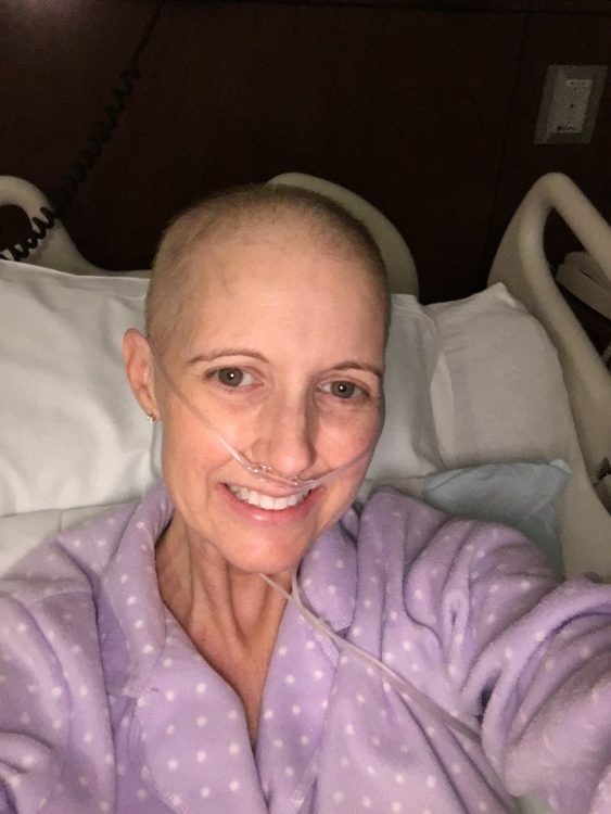 Jennifer Cordts breast cancer hospital photo 2