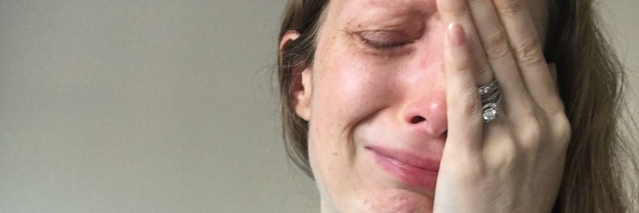 What People Don't See as I Battle Lyme Disease woman crying