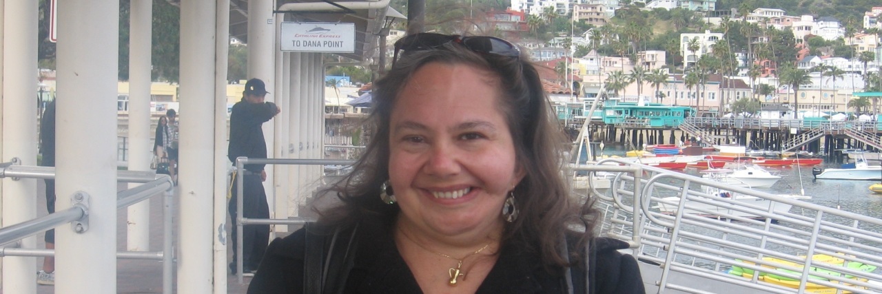 Getting Pierced Ears With Atresia Due to Goldenhar Syndrome Maria on her way to Catalina Island.