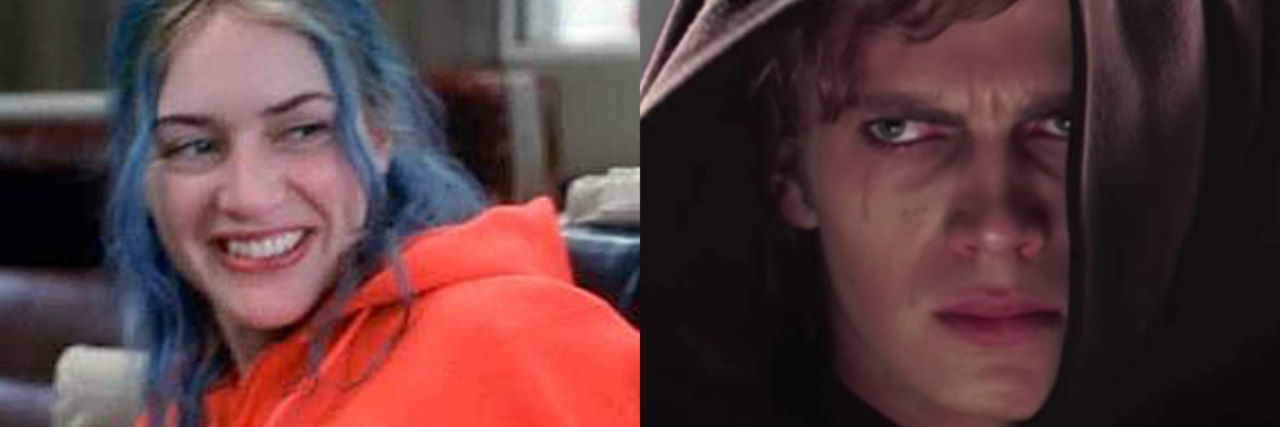 Movies That Got Borderline Personality Disorder (Mostly) Right Clementine Kruczynski (Kate Winslet) from Eternal Sunshine of the Spotless Mind, and Anakin Skywalker (Hayden Christensen) from Star Wars.