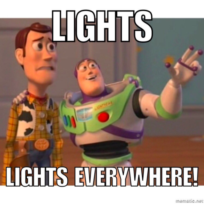lights everywhere meme