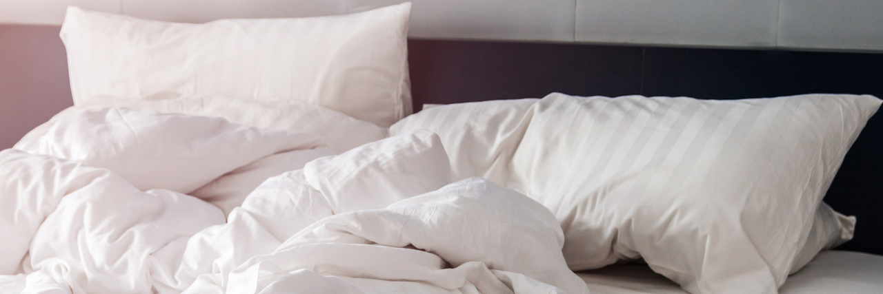 Why Keeping My Bedding Tidy Eases My Anxiety A messy bed