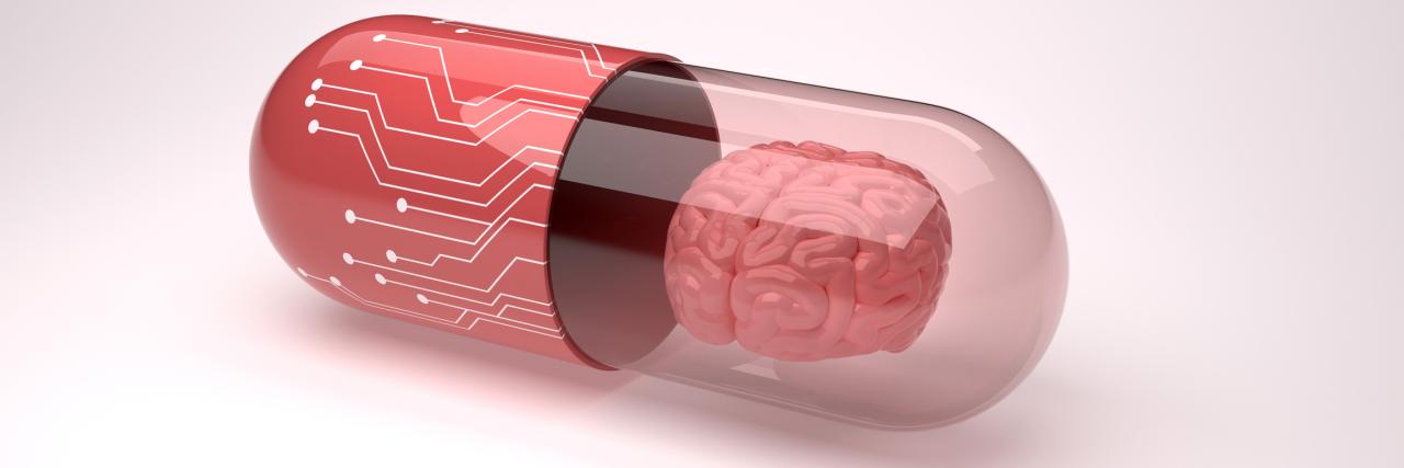 FDA Approves Abilify MyCite, Version of Abilify Tracks Adherence Pill filled with a brain.