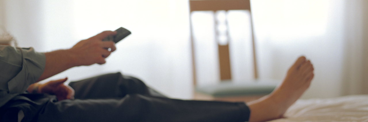 PTSD: Why I Can't Watch the News woman watching TV