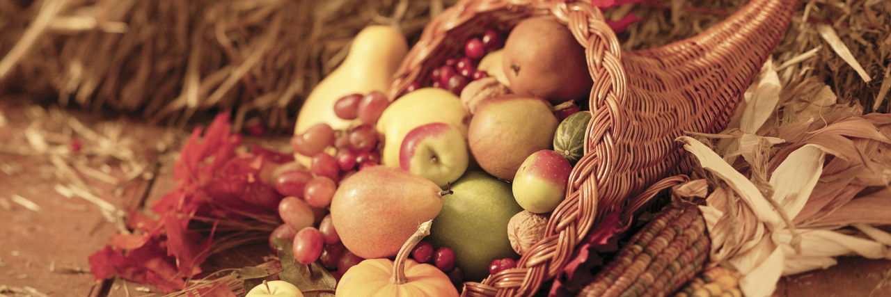 What I'm Thankful for Despite Living With Behcet's Disease thanksgiving cornucopia