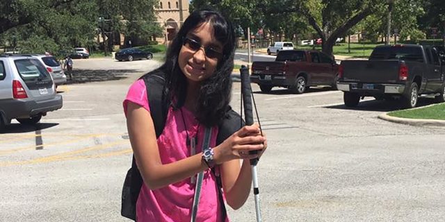 Dear New Parents of a Deaf and Blind Child, From a DeafBlind Adult Amita's first day of college.