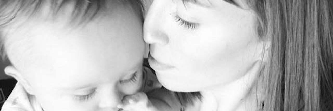 Dear Young Mom Facing A Down Syndrome Diagnosis Mother and baby, black and white picture