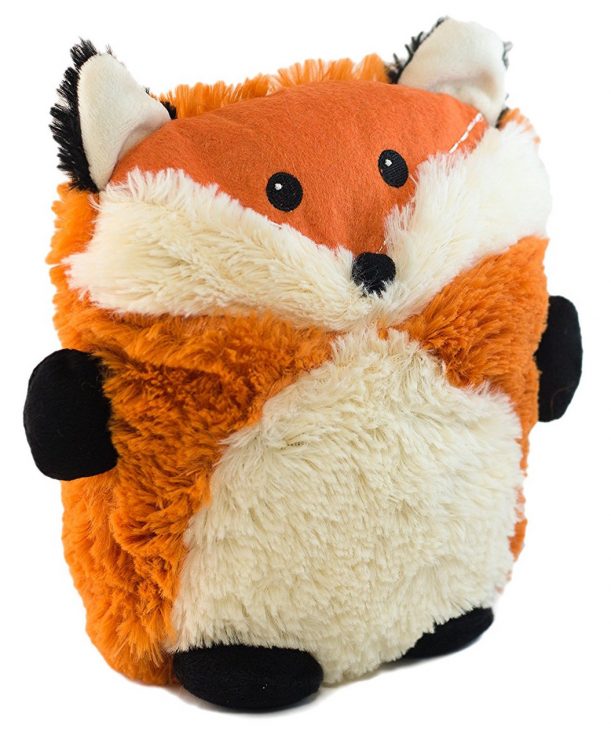 microwaveable plush fox